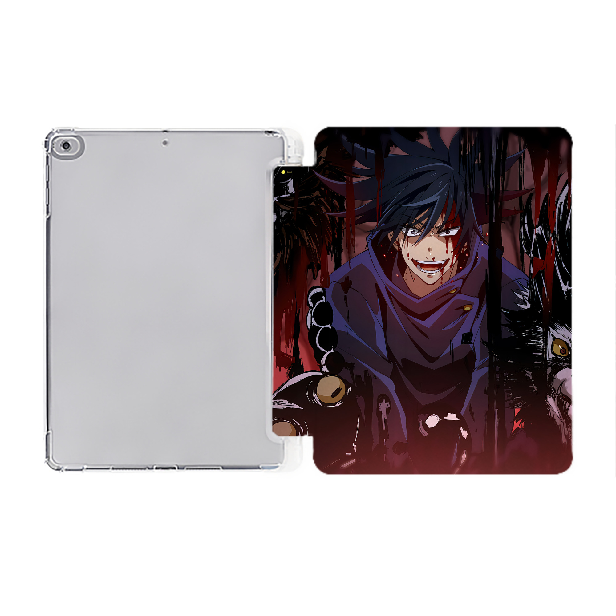 （画像用） SPY×FAMILY间谍家家酒 IPad ケース ペン収納付き 三つ折りスタンド PUレザー×シリコン 対応機種9.5/10.5/10.9インチ